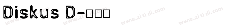 Diskus D字体转换